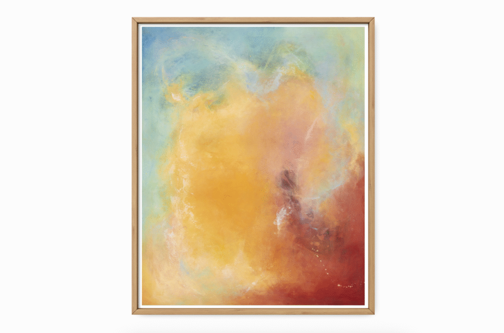 barevný abstraktní plakát