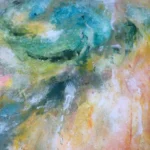 detail barevného obrazu