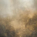 detail hnědého abstraktního obrazu